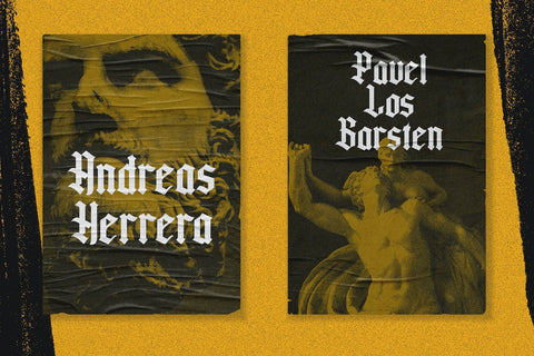 Rogfus Sejatty - Blackletter Font Font StringLabs 