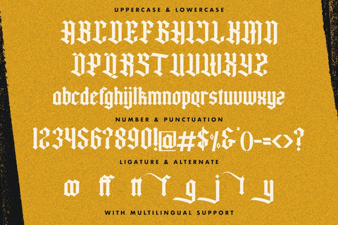 Rogfus Sejatty - Blackletter Font Font StringLabs 