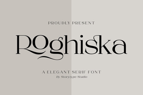Roghiska Typeface Font Storytype Studio 