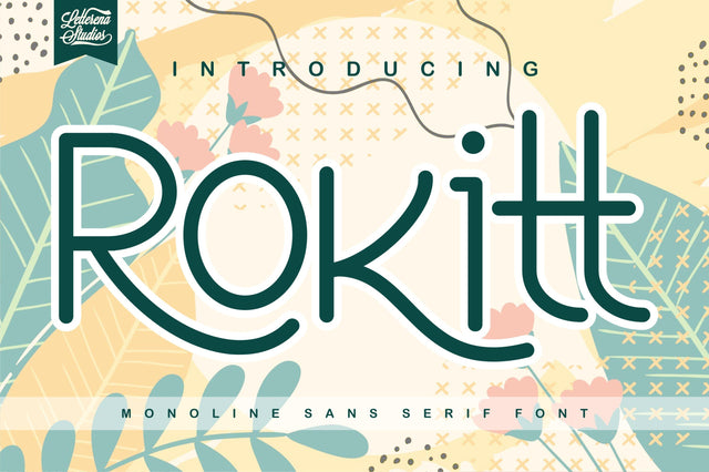 Rokitt Font Letterena Studios 