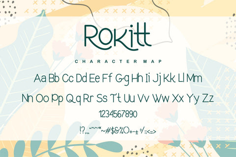 Rokitt Font Letterena Studios 