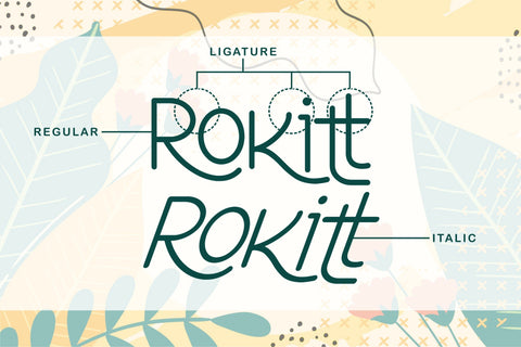 Rokitt Font Letterena Studios 