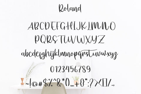 Roland Font letterbeary 