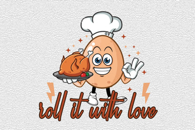 Roll it with love Retro Sublimation SVG designartist 