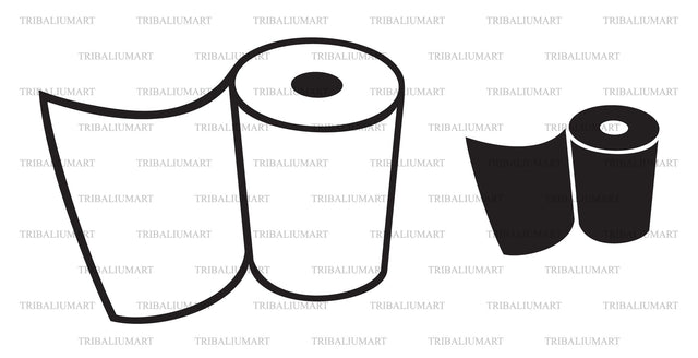 Roll of toilet paper SVG TribaliumArtSF 