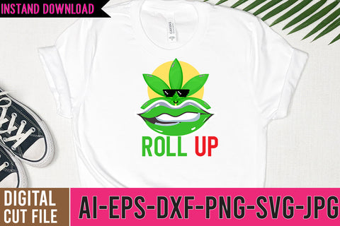 Roll Up SVG Design, Weed SVG Cut Files, Weed SVG Design,Cannabis SVG Design, Weed SVG | Canna SVG BlackCatsMedia 