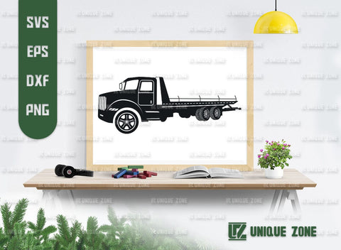 Rollback Truck SVG Bundle, Tow Truck Silhouette, Tow Truck Svg, Flatbed Truck Svg, Truck Svg, Car Towing Svg SVG Unique Zone 