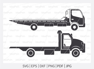 Rollback Truck svg, Flatbed Truck Svg, Tow Truck svg, Rollback Truck ...