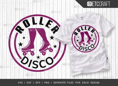 Roller Disco SVG Bundle, Roller Derby svg, Roller Skates Svg, Skate Svg, Sports Svg, Roller Skates Quotes, ETC T00257 SVG ETC Craft 