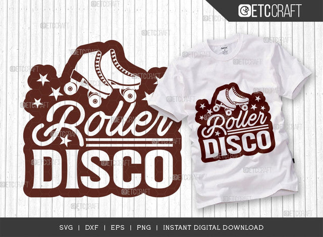 Roller Disco SVG Cut File, Roller Derby svg, Roller Skates Svg, Skate Svg, Sports Svg, Roller Skates Quotes, TG 01429 SVG ETC Craft 