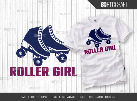 Roller Girl SVG Bundle, Roller Derby svg, Roller Skates Svg, Skate Svg, Sports Svg, Roller Skates Quotes, ETC T00254 SVG ETC Craft 