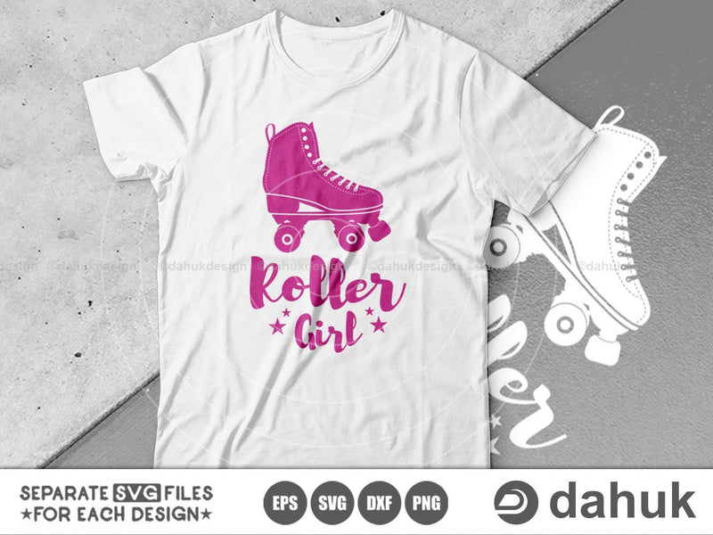 Roller Girl SVG,Roller Girls, Cut file, for silhouette, svg, eps, dxf, png, clipart, cricut design space SVG dahukdesign 