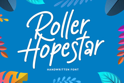 Roller Hopestar Font Holydie Studio 