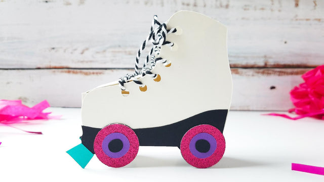 Roller Skate Favor Box 3D Paper So Fontsy Design Shop 