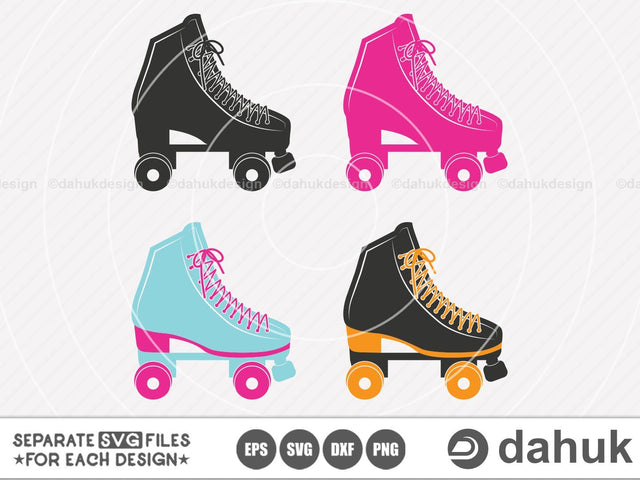 Roller Skates Svg, Roller Derby svg, Roller Skates Clipart, Silhouette, Svg, Eps, Dxf, Png, Cricut, Cut File SVG dahukdesign 