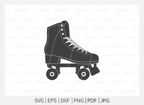 Roller Skates svg, Roller Skates Clipart, Split Roller Skates, Roller Derby svg, Roller Skates outline svg, Roller Skate cut file,Roller svg SVG Dinvect 