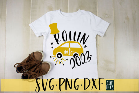 Rollin Into 2023 SVG | Kids New Years SVG SVG RedFoxDesignsUS 