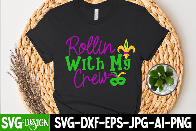 Rollin With My Crew SVG Cut File SVG BlackCatsMedia 