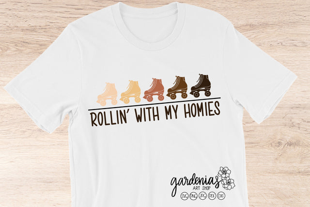 Rollin with my Homies Skating SVG SVG Gardenias Art Shop 