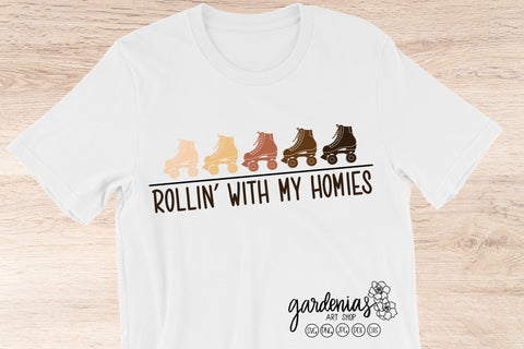 Rollin with my Homies Skating SVG SVG Gardenias Art Shop 