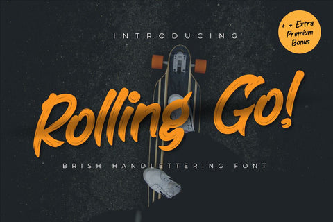 Rolling Go Font twinletter 