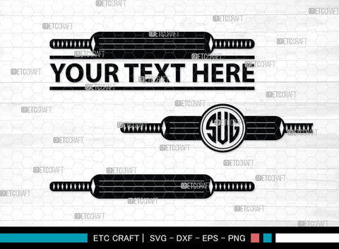 Rolling Pin Monogram, Rolling Pin Silhouette, Rolling Pin SVG, Kitchen Svg, Baking Svg, Cooking Svg, SB00174 SVG ETC Craft 