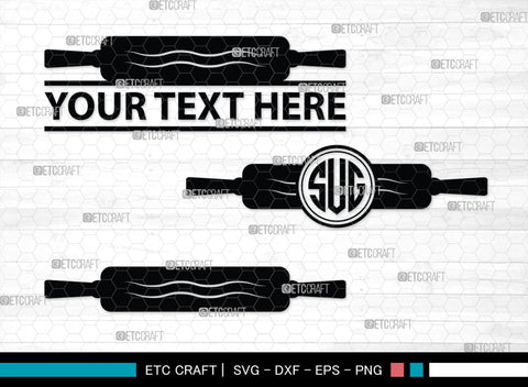 Rolling Pin Monogram, Rolling Pin Silhouette, Rolling Pin SVG, Kitchen Svg, Baking Svg, Cooking Svg, SB00174 SVG ETC Craft 