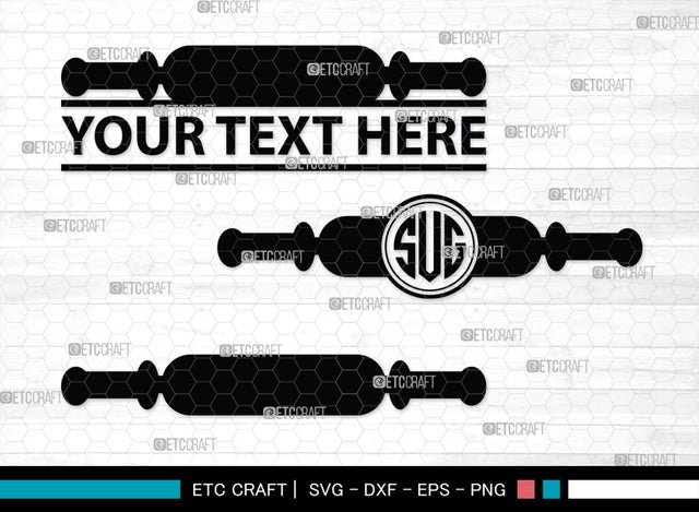 Rolling Pin Monogram, Rolling Pin Silhouette, Rolling Pin SVG, Kitchen Svg, Baking Svg, Cooking Svg, SB00174 SVG ETC Craft 