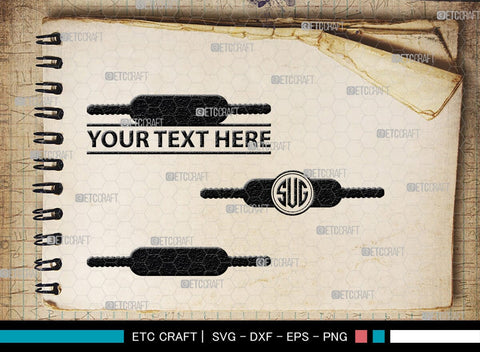 Rolling Pin Monogram, Rolling Pin Silhouette, Rolling Pin SVG, Kitchen Svg, Baking Svg, Cooking Svg, SB00174 SVG ETC Craft 