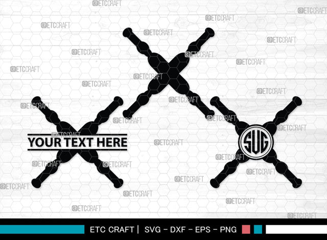 Rolling Pin Monogram, Rolling Pin Silhouette, Rolling Pin SVG, Kitchen Svg, Baking Svg, Cooking Svg, SB00174 SVG ETC Craft 