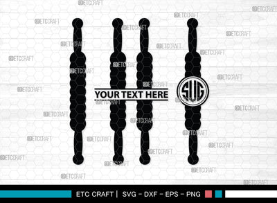 Rolling Pin Monogram, Rolling Pin Silhouette, Rolling Pin SVG, Kitchen Svg, Baking Svg, Cooking Svg, SB00174 SVG ETC Craft 