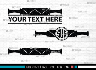Rolling Pin Monogram, Rolling Pin Silhouette, Rolling Pin SVG, Kitchen Svg, Baking Svg, Cooking Svg, SB00174 SVG ETC Craft 