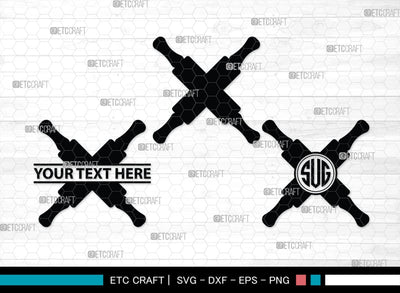 Rolling Pin Monogram, Rolling Pin Silhouette, Rolling Pin SVG, Kitchen Svg, Baking Svg, Cooking Svg, SB00174 SVG ETC Craft 