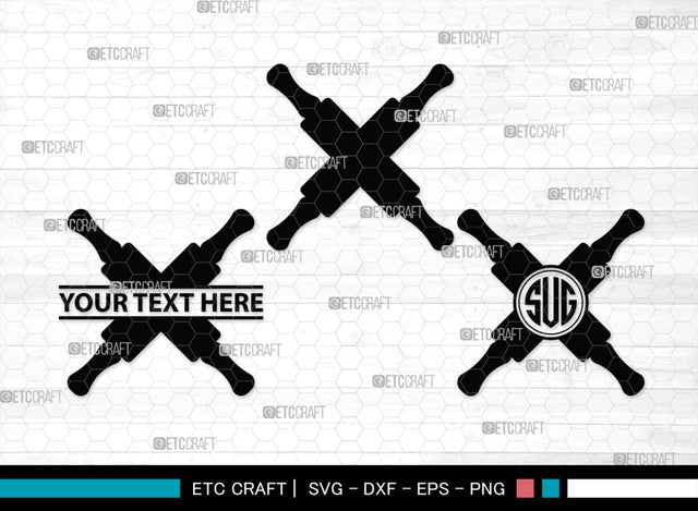 Rolling Pin Monogram, Rolling Pin Silhouette, Rolling Pin SVG, Kitchen Svg, Baking Svg, Cooking Svg, SB00174 SVG ETC Craft 