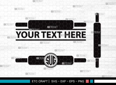 Rolling Pin Monogram SVG | Kitchen Svg | Baking Svg | Bundle | Rolling Pin Clipart SVG ETC Craft 