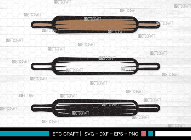 Rolling Pin SVG | Kitchen Svg | Baking Svg | Bundle | Rolling Pin Clipart SVG ETC Craft 