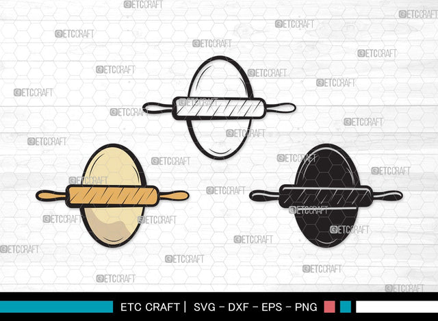 Rolling Pin SVG | Kitchen Svg | Baking Svg | Bundle | Rolling Pin Clipart SVG ETC Craft 