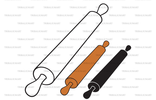 Rolling pin SVG TribaliumArtSF 