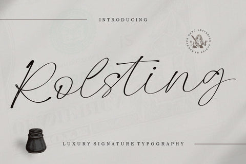 Rolsting Script﻿ Font Rastype 