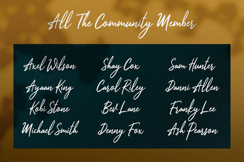 Romagnitta - Signature Font Font Ibey Design 