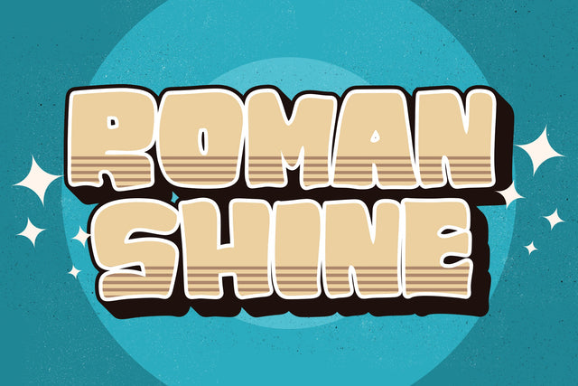 ROMAN SHINE - Display Sans Font Font StringLabs 
