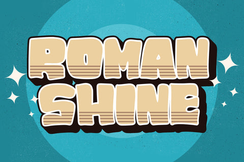 ROMAN SHINE - Display Sans Font Font StringLabs 