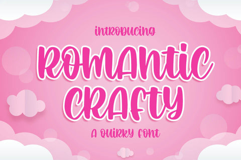 Romantic Crafty a Quirky Font Font Blankids 