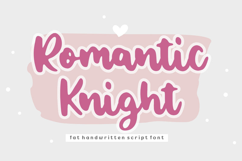Romantic Knight Handwritten Script Font Font Balpirick 
