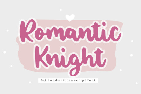 Romantic Knight Handwritten Script Font Font Balpirick 
