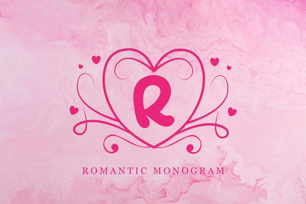 Romantic Monogram - So Fontsy