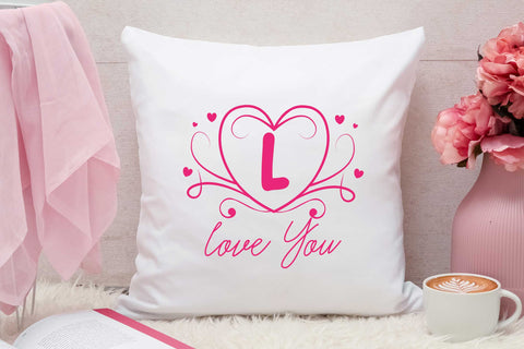 Romantic Monogram Font LetterdayStudio 