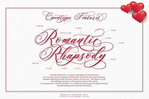 Romantic Rhapsody Font studioalmeera 