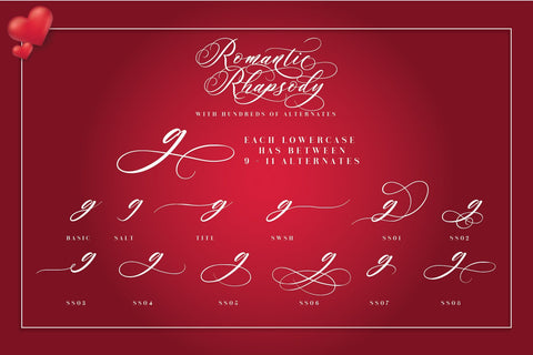 Romantic Rhapsody Font studioalmeera 