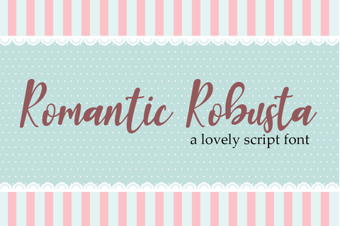 Romantic Robusta Font Supersemar Letter 